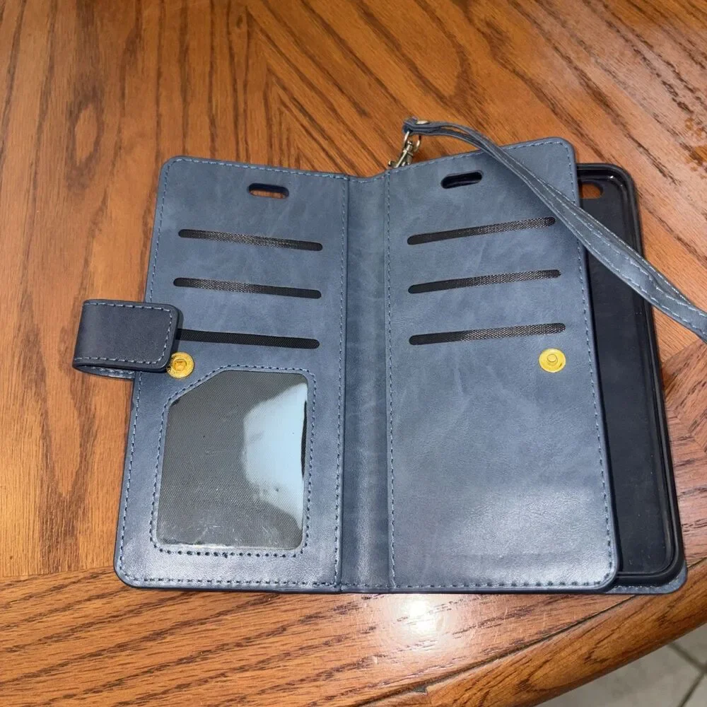Leather Wallet Magnetic Folio Case for iPhone 6 Plus / 6s Plus 5.5
